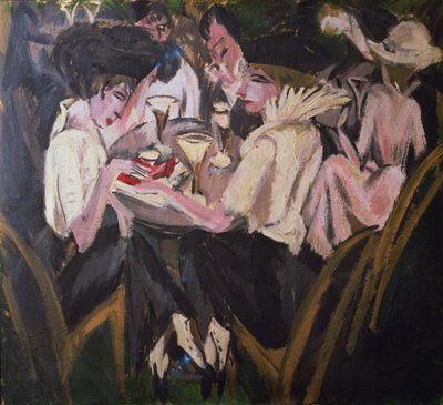 Il Caffè del Giardino da Ernst Ludwig Kirchner